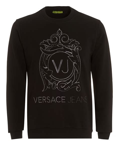 versace embroidered jumper|versace sweater for men.